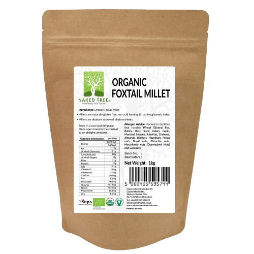 Ancient Grains Organic Foxtail Millet 1kg