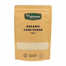 Organic Cane Sugar - No Additives or Preservatives, Vegan, GMO Free, Certified Organic - Perfect for Baking and Sweetening Drinks Naturally - Thames