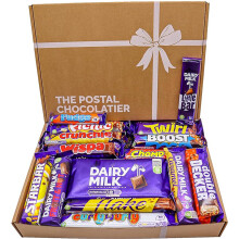 Dairy Milk Chocolate Gift Box Hamper, Full Sized Bars, Letterbox Friendly, Perfect for Presents, Surprises Birthdays and Treats, Twirl, Double Decker,