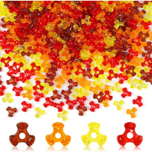 Cuentas Tri-Autumn 1200 piezas – Amarillo Naranja Rojo Marrón Manualidades