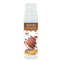 Sephra Chocolate Fudge Sauce- 1kg Chocolate Dessert Topping Sauce- Convenient Squeezy Bottle- Halal, Vegan Chocolate Sauce for Ice Cream, Coffee,