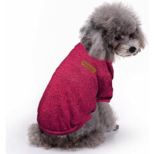 Hundepullover für kleine Hunde – Weicher, warmer Strick, Hellblau