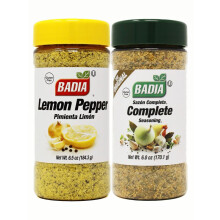 Badia Seasoning Twin Pack - Badia Complete170g & Lemon Pepper 184g