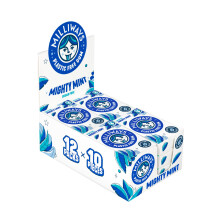 Milliways Mighty Mint Chewing Gum, Plastic Free, Sugar Free, Aspartame Free, Natural | 12 Packs of 10 Pieces (120 Pieces Total) | Xylitol,