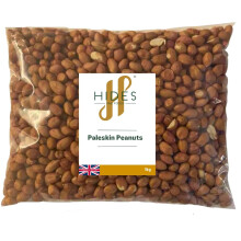 Hides Fine Foods - Paleskin Peanuts - 1kg - GMO - Free - Suitable for Vegetarians - Cooking - Salads - Snacking - Desserts - Cakes - Cookies - Granola