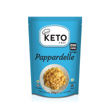 Keto Chef Pappardelle (Pack of 6, 270g) Pasta Instant Noodles - Konjac Vegan Pasta Kit, Zero Carb & Sugar, Shirataki, Free-from & Fat Free, Suitable