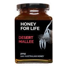 Strong Active Honey | Desert Mallee TA20+ / MGO 800+ | Stronger than Manuka Honey Medical Grade | Raw Honey in Glass Jar (No Micro Plastics) - Cold
