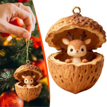 Acryl-Anhänger mit Waldtiermotiv, 7,9 cm (3,1 Zoll), Weihnachtsschmuck