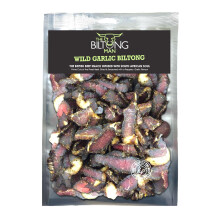 The Biltong Man - Wild Garlic - High-Protein Fatty Beef Biltong Snack, 200g
