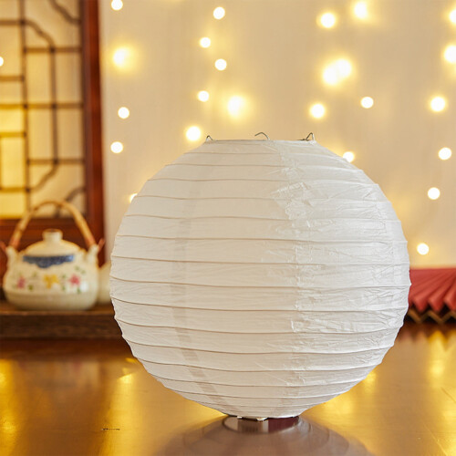 White Paper Lanterns 30x30 cm – 2 Pack