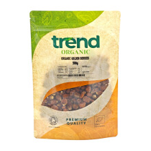 Trend Organic Golden Berries 500g ? Organic Sun-Dried Goldenberry, Unsweetened, Unsulphured, Vegan, Non-GMO, No Additives, Resealable Bag, Nutritious