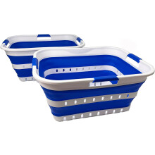 SAMMART opvouwbare opbergmand 42L set van 2