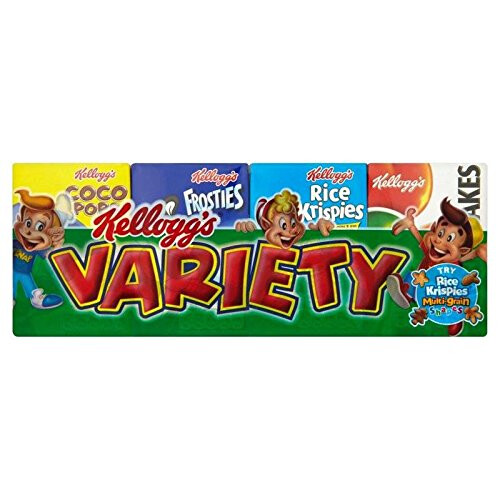 Kelloggs Variety Pack Cereals 8 Pack 6'S (48 Packs)