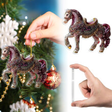 Acryl-Pferde-Weihnachtsschmuck 2030