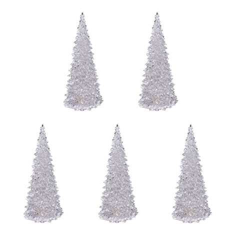 AuroraX icicle lights purple 5 pcs Christmas tree decor