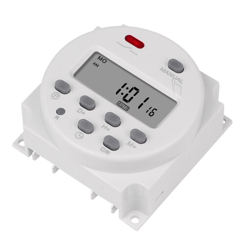 Digital Timer Switch 110V Flame-Retardant Countdown for