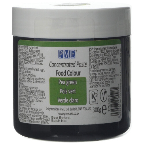 PME Paste Food Colour - Pea Green (300g)