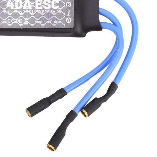 40A Brushless ESC XT60-Stecker, Schwarz, 2-4s LiPo 2