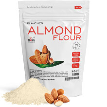 Almond Flour 1 kg, 100% Extra Fine Blanched Natural, Low Carb Gluten Free Flour. Almond Flour 1kg. For Low Calorie Snacks