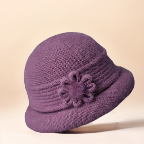 Women's Fleece-Lined Knitted Beanie, One Size
