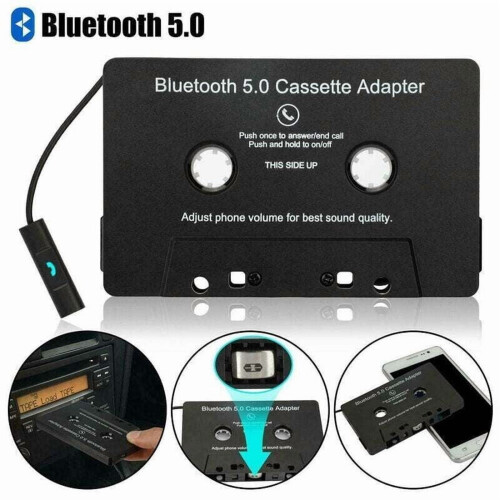 Bluetooth 5.0 cassette converter for car, 1 pc