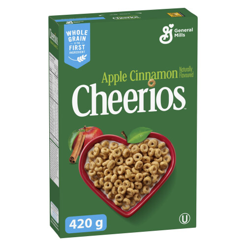Cheerios Apple Cinnamon Cereal, 420 g (Pack of 1)