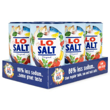 LOSALT ? Reduced Sodium Salt | Original (non-iodised) | Great Tasting Salt Alternative/Substitute with 66% less sodium | 350g tub (case of 6)