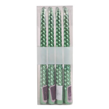 Kúpos gyertyák, 10 hüvelykes, illatmentes, füstmentes, 4 db