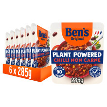 Ben?s Original Plant Powered Bean Chilli Non Carne, Bulk Multipack 6 x 285 g pouches
