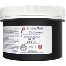 Sugarflair Blue Extra Food Colouring Paste, Maximum Concentrated Food Colouring for Buttercream, Sugar Paste, Royal Icing, Cake Mixes and More!