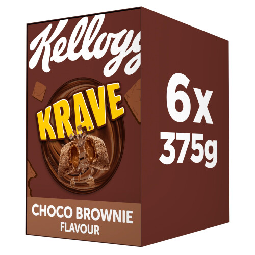 Krave Chocolate Brownie 6x375g