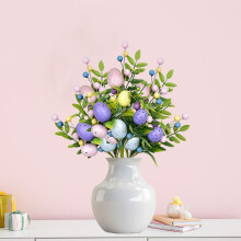 Steli di uova di Pasqua a forma di fiore, 35 cm