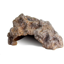 Cueva de resina para reptiles, ideal para geckos, lagartos, tortugas y ranas.