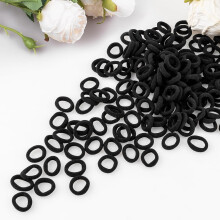 Gomas para el cabello de algodón multicolor, 350 unidades