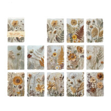 Papel artístico com relevo floral para scrapbook (23 folhas)