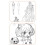 Animes Character Line Comics Drawing Pad With Multiple Templates For Students And Art Enthusiasts 2