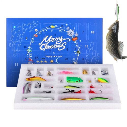 Weihnachts-Countdown-Angelköderkalender (24 Tage)