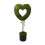 Buchsbaumherz-Topiary mit Schleife, 75 cm 1