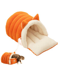 Cat Cave Bed – Plush Winter Nest for Cats & Small Dogs