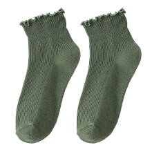 Dam volangstrumpor i bomull, andningsbara, 3-pack
