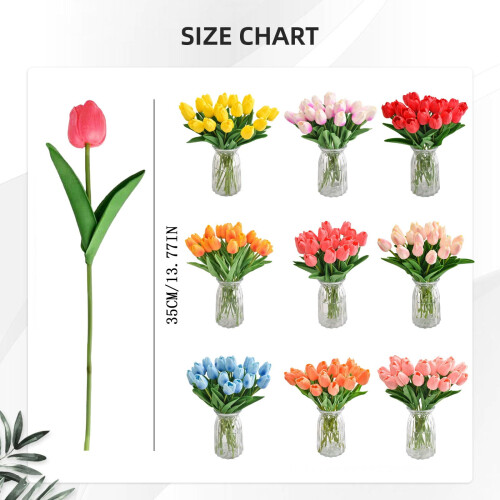 Composition florale en soie PU avec vase 2