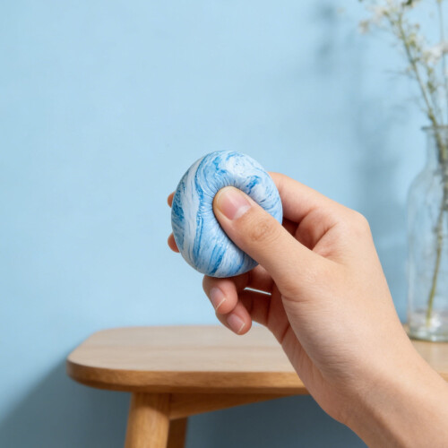 Πασχαλινά Αυγά Squishy Fidget Παιχνίδια 1,5" Fidget για Ενήλικες Έφηβοι Πολύχρωμες Μάρμαρες 2