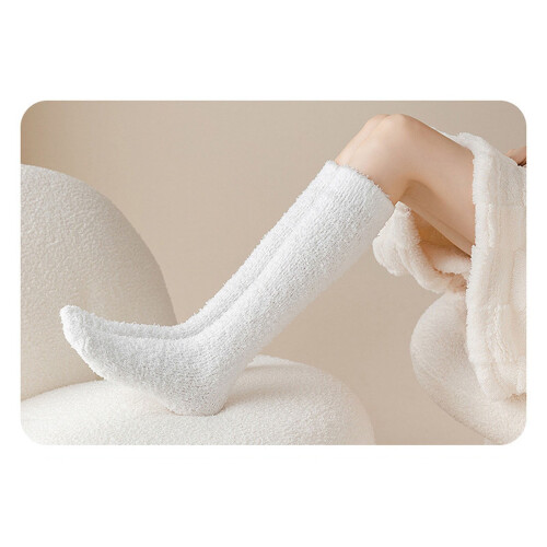 Ισοθερμικές κάλτσες Seductiva Fluffy Knee HIGH για γυναίκες και κορίτσια – Ζεστές, απαλές, 2