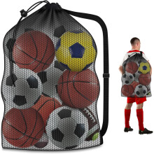 RUseeN sports ball bag extra large 40x30 inch breathable