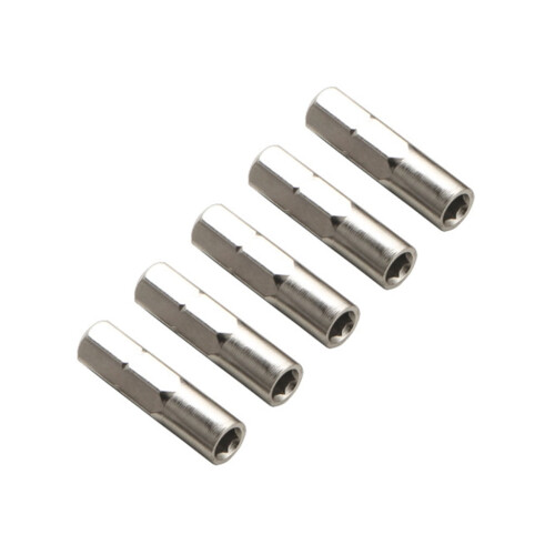 Magnetic Hexagonal Bit Adapter 5pcs Set 6.35mm to 4mm Socket Shank for Precision Screwdriver and Drill Use 2