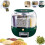 360 Rotating Grain Storage Bin, 6-Compartment, Sealed Lid 1