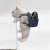 Figurines de chats suspendues avec panier de-chien gris 6