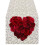 Chemin de table Cœur Rose Polyester 140 x 35 cm 1