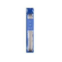 Set van 4,5 mm dubbelpuntige breinaalden van roestvrij staal