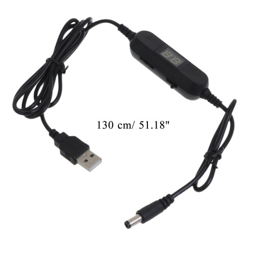 Καλώδιο ένδειξης τάσης USB σε 1.5V3V4.5V6V9V12V για λάμπα LED παιχνιδιών 1